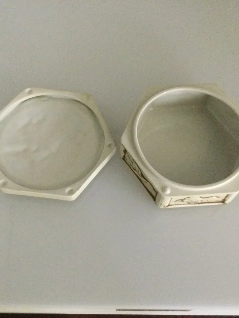 Vintage 1980 Avon Ceramarte Duck Covered Dish Trinket Holder with Lid Brazil